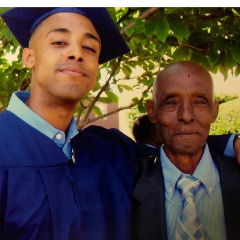 Graduation with Father